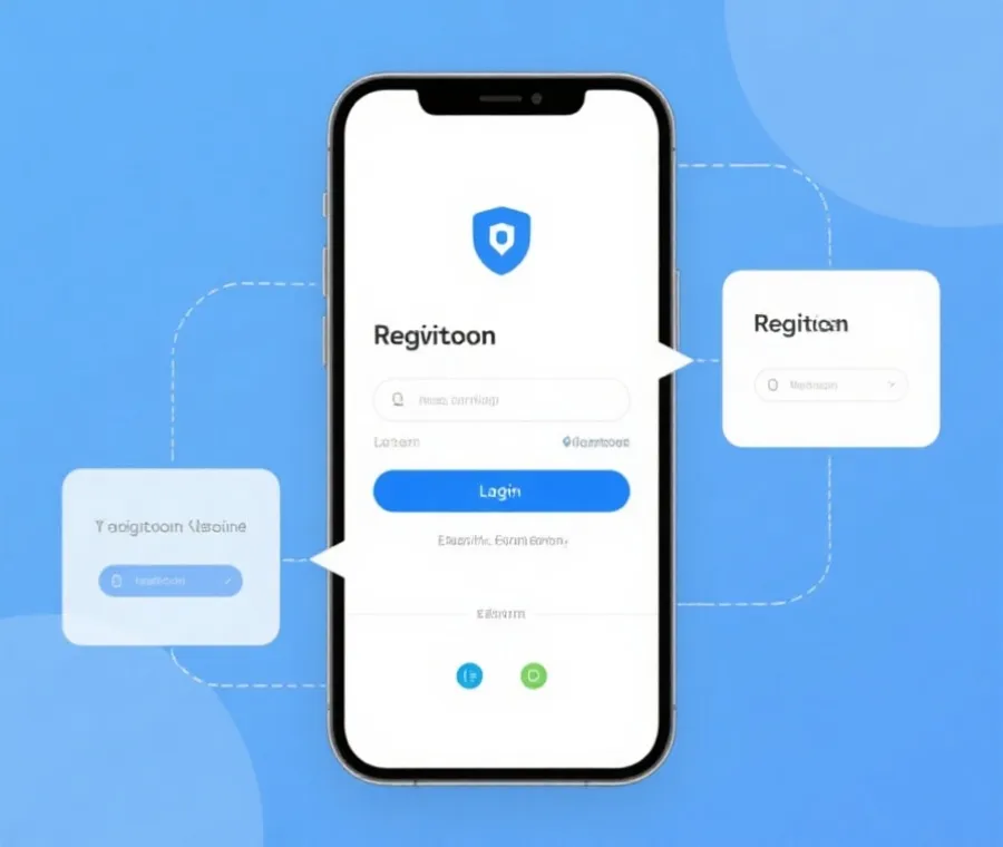 澳洲幸運10手機註冊與登入流程示意